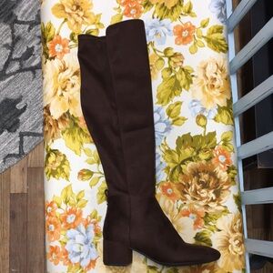 Elegant Brown Knee-High Women's Boots